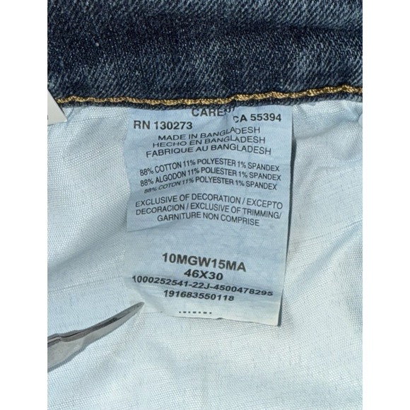 WRANGLER Men's Jeans Relaxed Fit Denim Straight Western Rancher NEW Size 46 x 30 - Picture 7 of 7